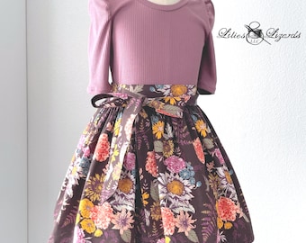 Girls Fall Floral Dress - Thanksgiving Outfit