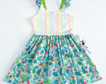Tropical Sundress For Girls