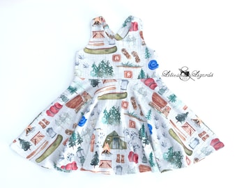 Camping Sundress For Girls - Girls Summer Camp Dress