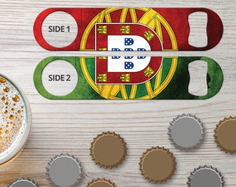 Bottle Opener for Bartender Gifts & Home Bar Portugal Flag Portuguese Flag Gifts Bar Staff Bar Blades Flat Bartender Bottle Opener Bar Key
