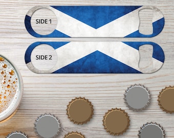 Bottle Opener for Bartender Gifts & Home Bar Scotland Flag Scottish Flag Gifts for Bar Staff Bar Blade Flat Bottle Opener Restaurant Bar Key