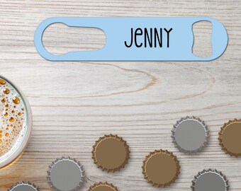 Personalized Bottle Opener With Pour Spout Remover Beer Opener Flat Bottle Opener Speed Opener Light Blue Gift Assorted Colors