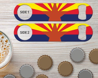 Bottle Opener for Bartender Gifts & Home Bar Arizona State Flag Flag Gifts for Bar Staff Bar Blade Flat Bottle Opener Restaurant Bar Key