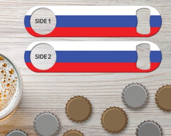 Russia Flag Bottle Opener, Bar Blade for Bartender, Home Bar Key