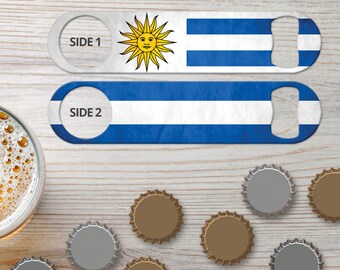 Bottle Opener for Bartender Gifts & Home Bar Uruguay Flag Uruguayan Flag Gifts for Bar Staff Bar Blade Flat Bottle Opener Restaurant Bar Key