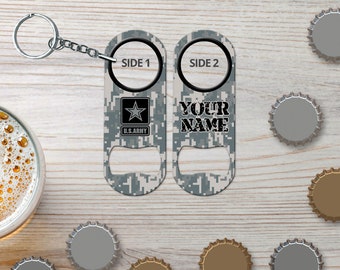 Mini Bottle Opener Keychain for Bartender Gift & Home Bar Military Army Gifts Custom Bottle Opener Bar Blade Beer Opener Gift for Bartenders