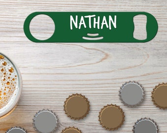 Personalized Bottle Opener Bartender Gift Beer Opener Strainer Bottle Opener With Can Opener Speed Opener Green Gifts Assorted Colors