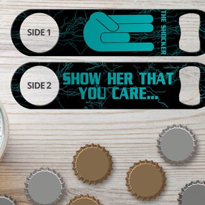 Bottle Opener for Bartender Gifts Speed Openers Beer Bar Blades Personalized Bottle Openers The Shocker Funny Bottle Opener Flat Beer Opener
