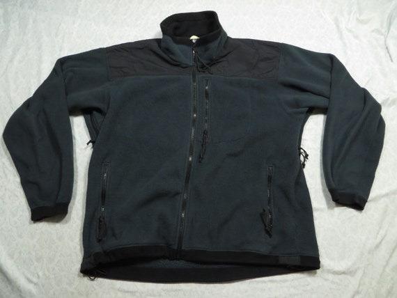 Vintage REI Fleece Grey Zip Up Jacket 90’s Men’s … - image 2