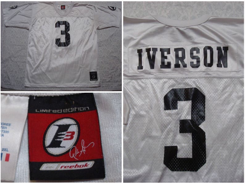 allen iverson football jersey