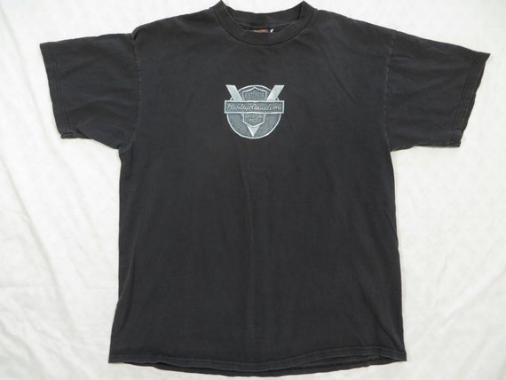 Vintage Harley Davidson Tee Shirt Black American … - image 2