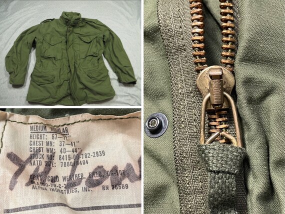 Green m65 shop field jacket