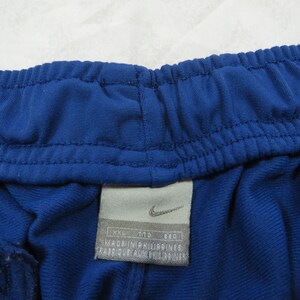 blue vintage nike track pants