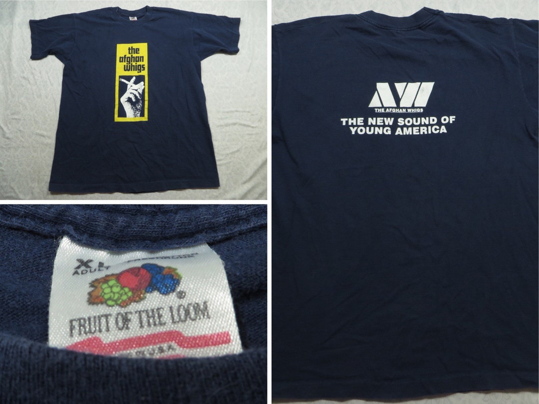 Vintage the Afghan Whigs Tee Shirt Blue New Sound of Young Etsy