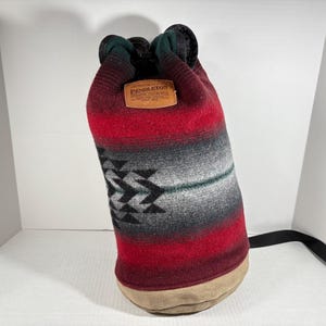 Vintage Pendleton Sling Bag Backpack Native Print Nap Sack 90's Made in USA