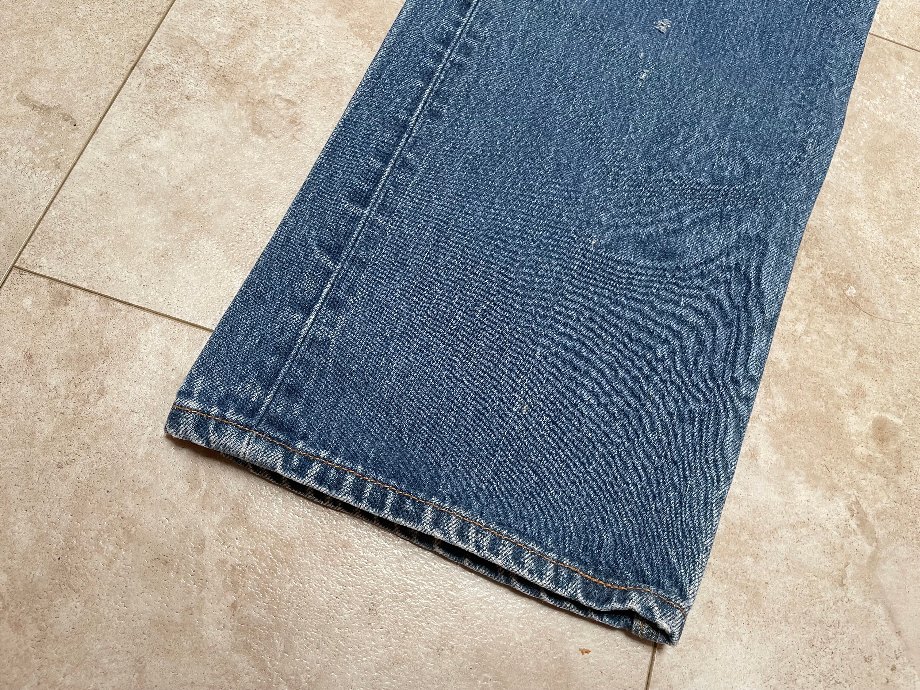 Vintage Levi's 501xx Jeans: 90s Blue Denim, Made in USA (37x33