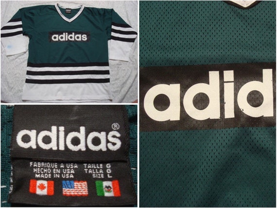 adidas vintage hockey jersey