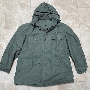 Vintage Field Jacket Air Force Korean War Era Army Green Cold Weather Medium Regular Oversized Rare Made in USA