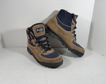 ま*ぃ様 美品90's REDWING社イタリア製VASQUE GORE-TEX Vintage 90s Vasque Hiking Boots, Women's Size 7, Beige Suede