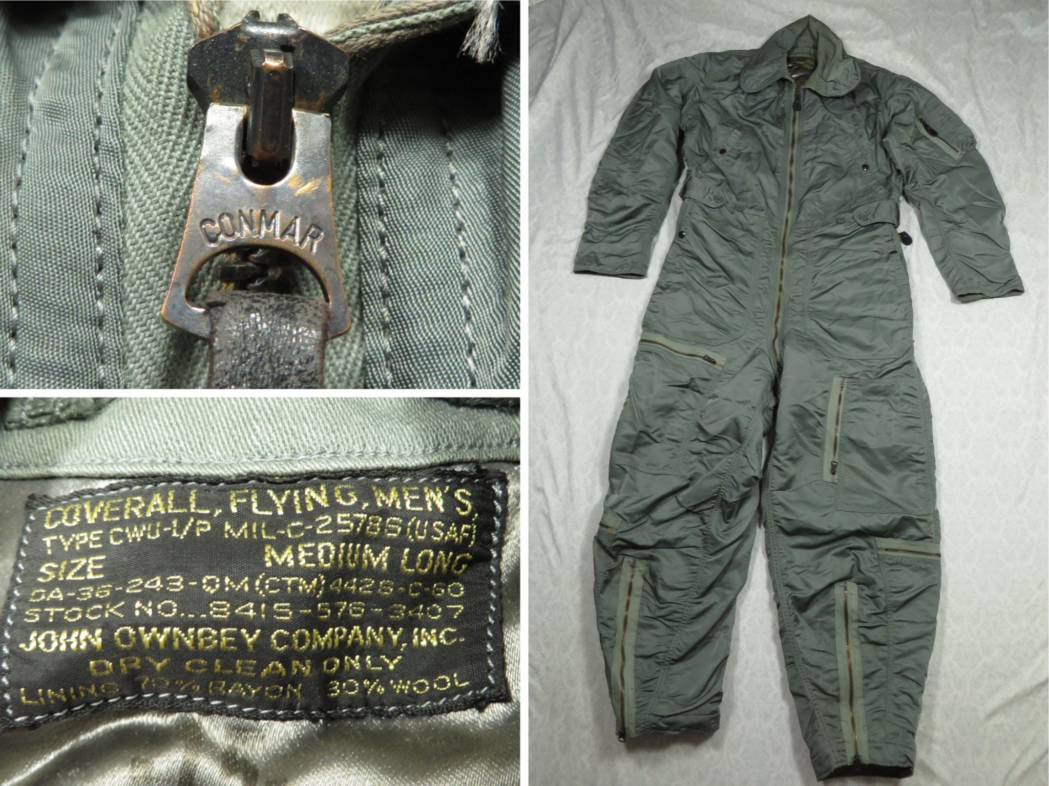 by ファッション 50s US ARMY CWU 1/P USAF AIRFORCE カバーオール