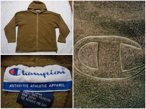 brown champion jacket