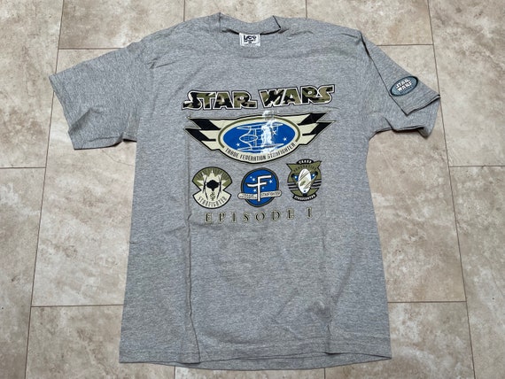 Vintage Star Wars Episode One T-shirt: Trade Federation Fighter