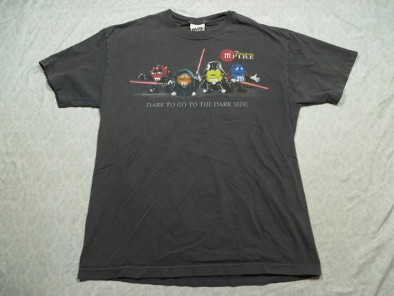 Vintage Star Wars Tee Shirt m&m’s Darth Mail Dark… - image 2