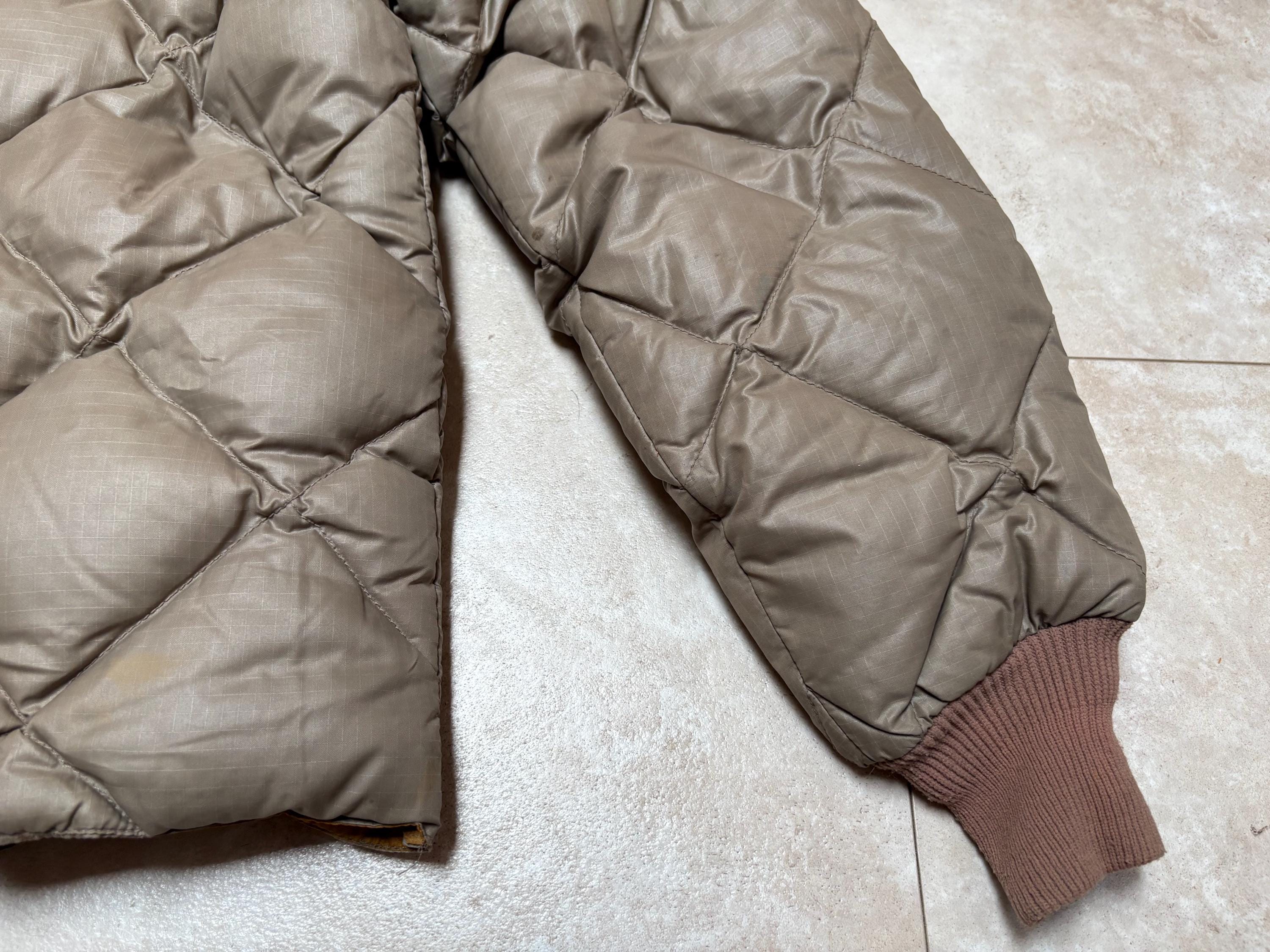 Vintage Eddie Bauer Down Jacket: North Slope Tan Puffer