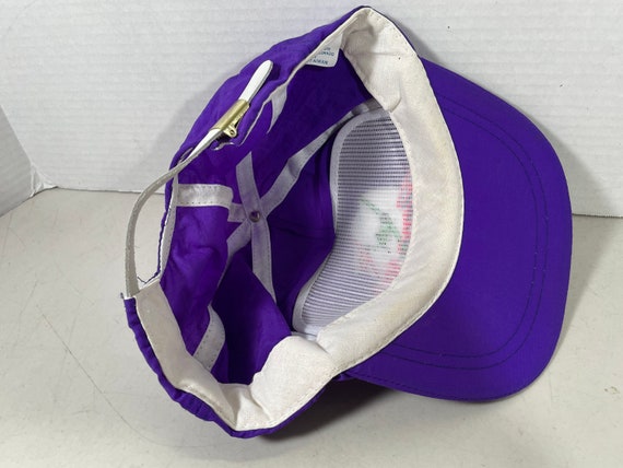Vintage Reno Hat Neon Purple Green 