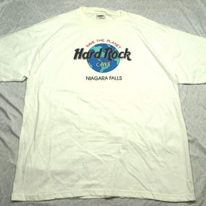 Vintage Hard Rock Cafe Tee Shirt San Antonio White Deadstock 90&#39;s Men&#39;s XXL One Size Made in USA