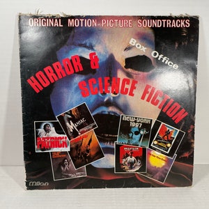 Vintage Horror Science Fiction Vinyl Record Movie Compilation Soundtrack LP Milan 80’s