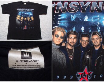 Vtg NSYNC 1999 Winterland Concert T Shirt L