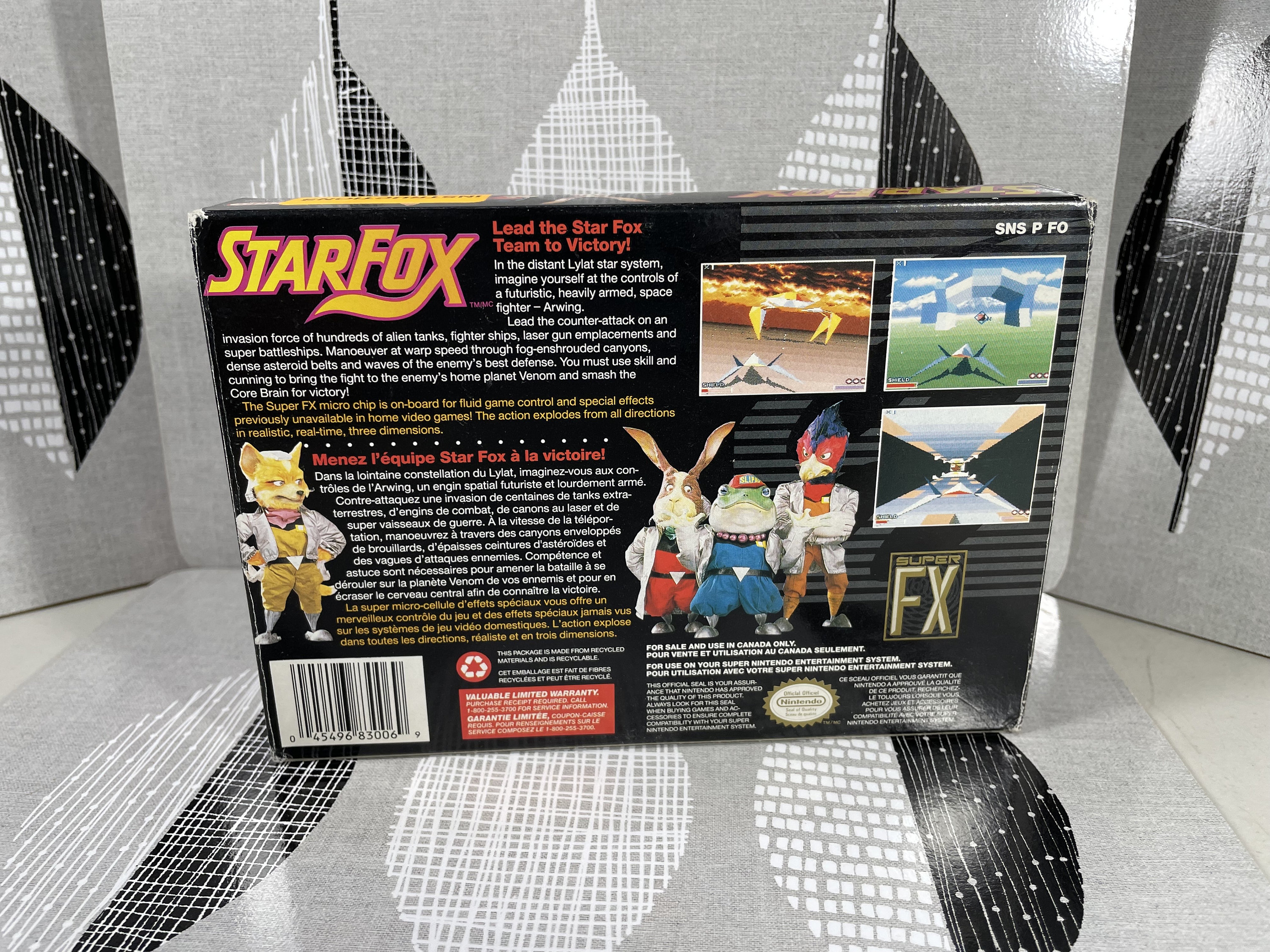 Star Fox Super Nintendo SNES Game For Sale