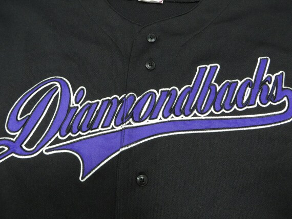 Vintage Diamondbacks Jersey Black Purple Luis Gon… - image 4