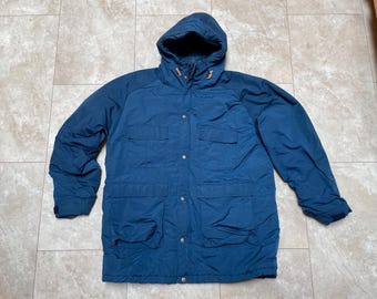 Vintage 80s LL Bean Made in USA Parka Coat Gore-tex Maine Wardens