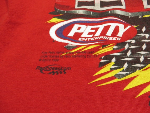 Vintage Kyle Petty Tee Shirt Red NASCAR Sprint Ra… - image 7