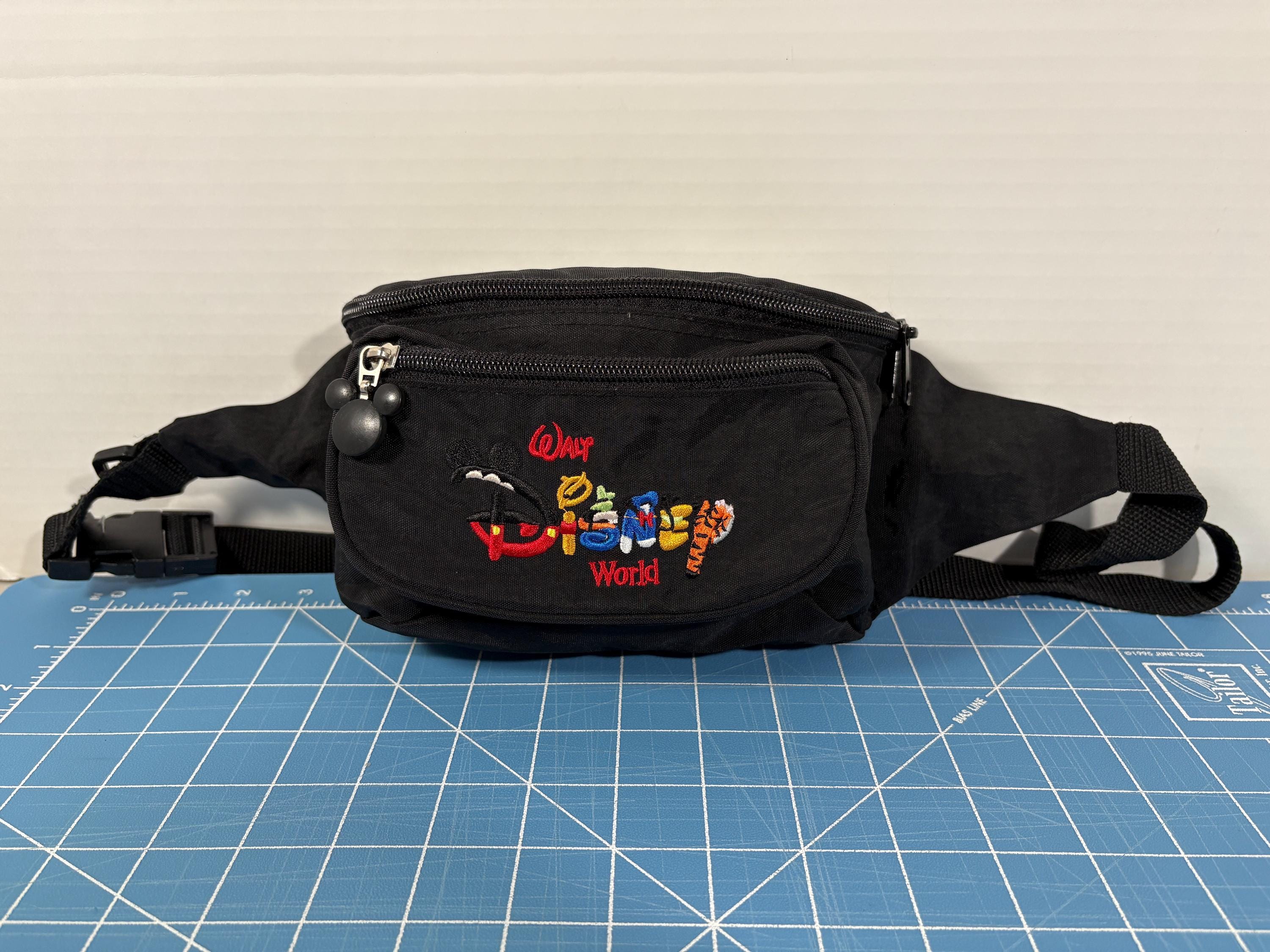 Disney‎ Mickey Mouse Florida Fanny Pack Unisex Black Embroidered vintage Retro Vintage Mickey Fanny Pack - Etsy main image 2