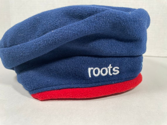 Vintage Salt Lake Olympics Beret Roots Blue Red Hat 2002  display picture 1