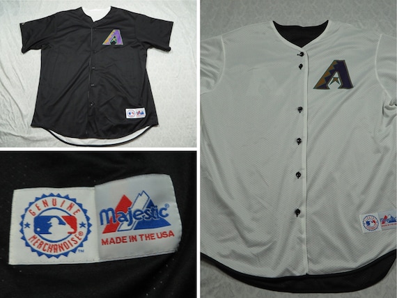 Vintage Diamondbacks Jersey Majestic Arizona Baseball 