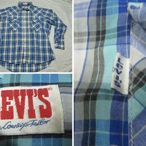 Levis Vintage Clothing LVC Plaid Western Shirt -  Israel