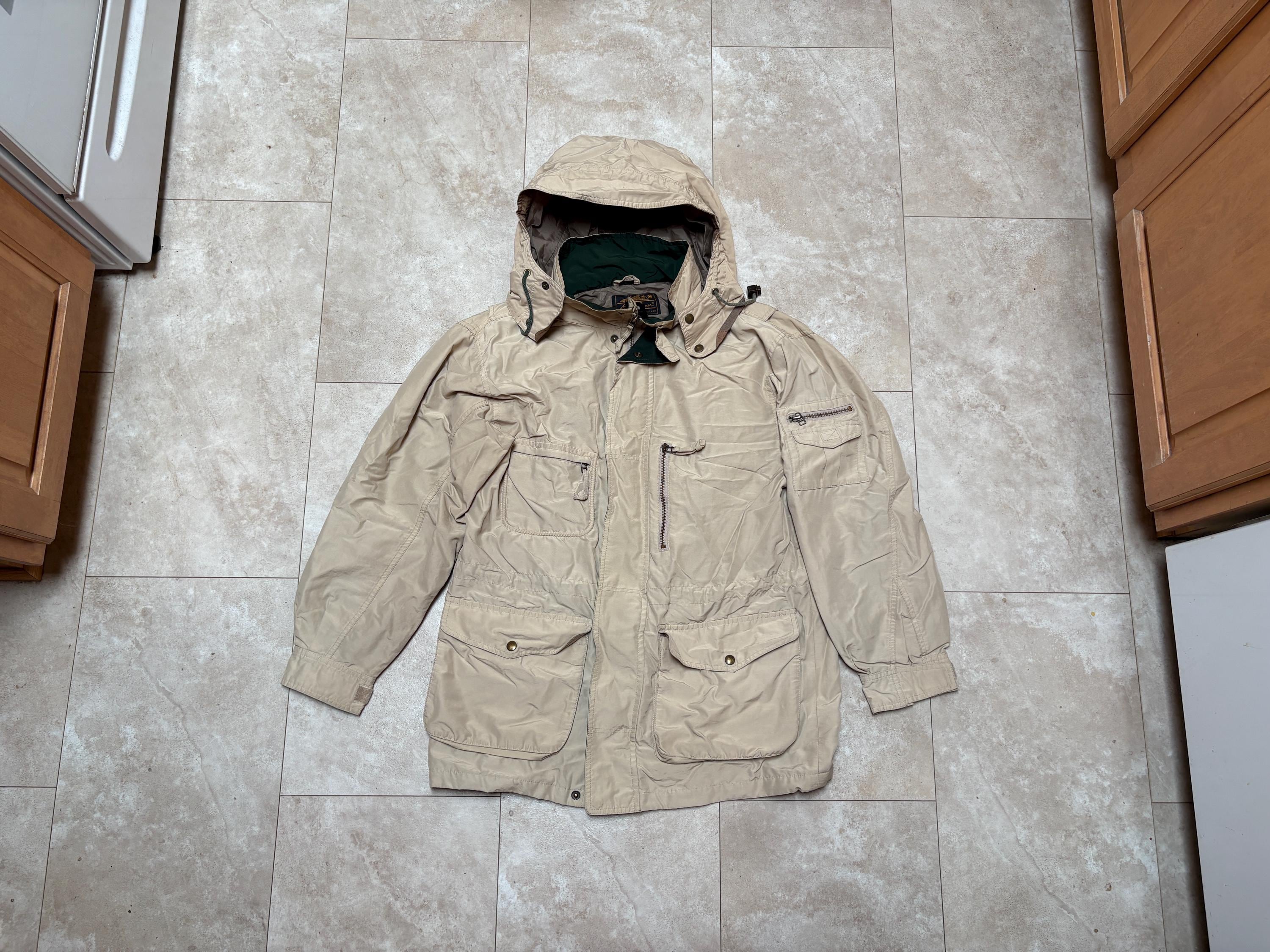 Vintage Eddie Bauer Mountain Parka: Tan Jacket, Men