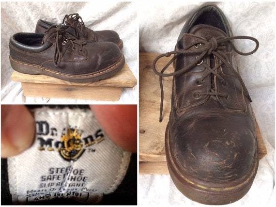 dr martens steel toe oxford