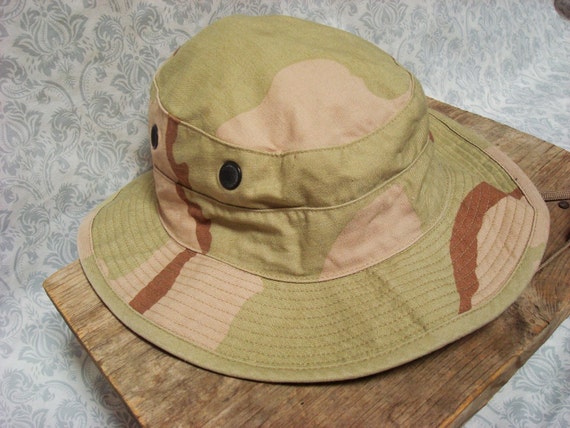 Vintage Boonie Hat Desert Camo Bucket Gulf War 90… - image 5