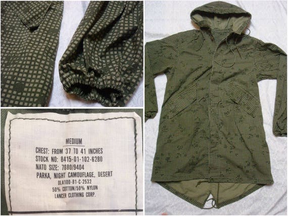 Vintage Men's 80's Military Issue Night Desert Nig