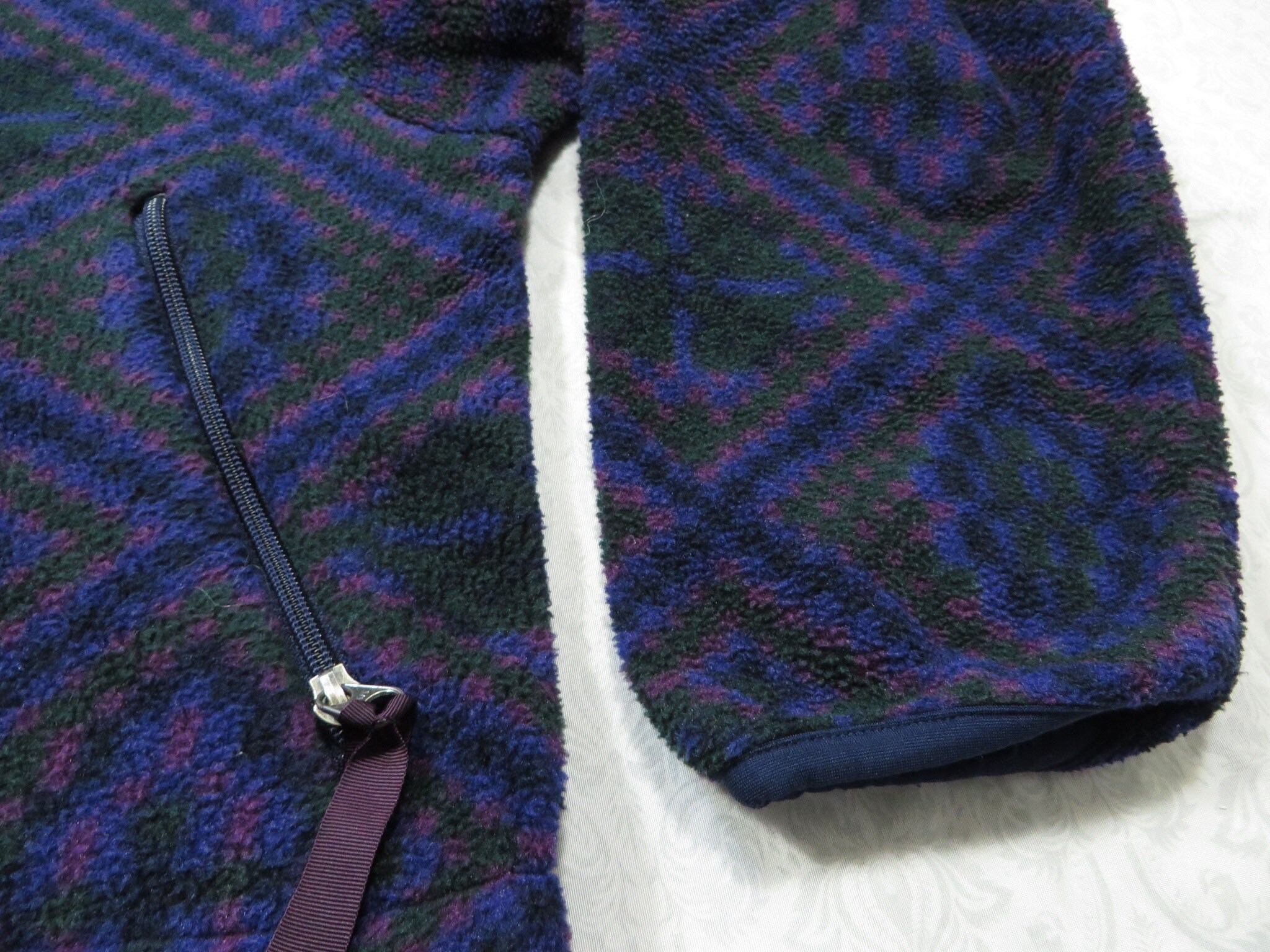 Vintage Patagonia Fleece Print Purple 
