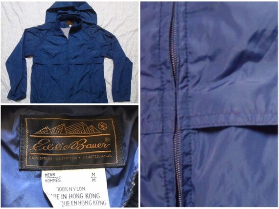 Vintage Eddie Bauer Windbreaker Navy 