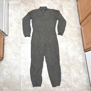 Vintage US Army K-2 Flying Suit | WWII Era Olive Drab Coveralls