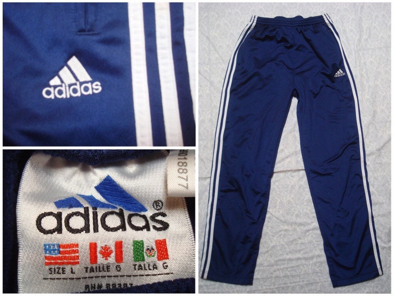 Vintage Herren 90 Adidas Anzug Nylon Trainingsjacke Hose Vintage Herren 90 Adidas Anzug Nylon Trainingsjacke Hose