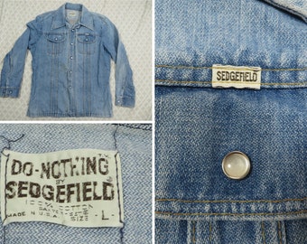 Vintage Sedgefield Denim Jacket Cowboy 