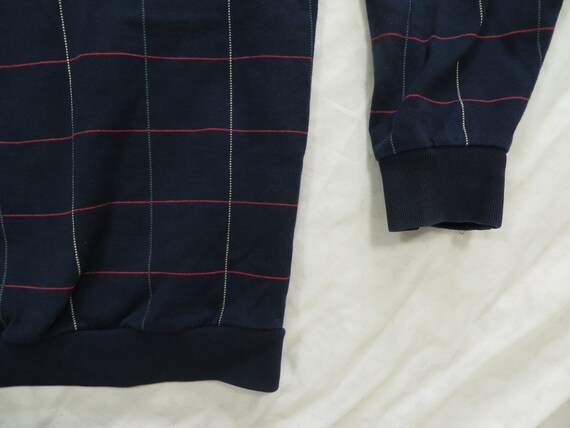 Vintage Kent Curwen Sweatshirt Plaid Blue Crewneck Surrey
